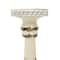 Brown & White Traditional Candle Holder Set, 13" & 15"